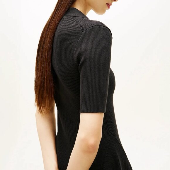 [NWT] Tommy Hilfiger Tommy Jeans Polo Sweater Mini Dress - Picture 6 of 6